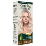 tinta para cabelo em creme marcia cores nativas louro platinado 12.11 50g