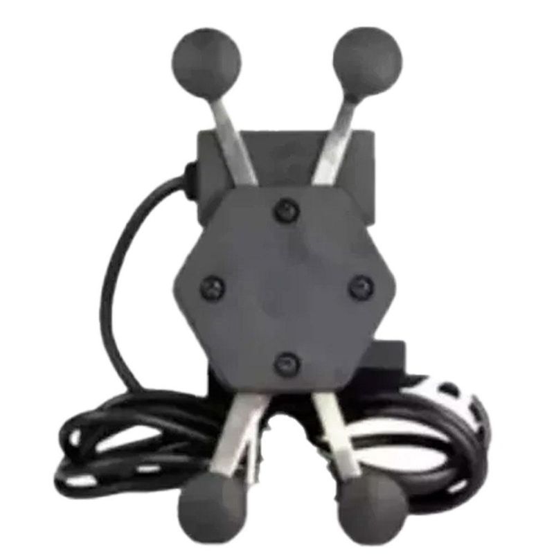 suporte universal para celular de moto h'maston cj-111 preto (mp)