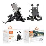 suporte universal para celular de moto h'maston cj-111 preto (mp)