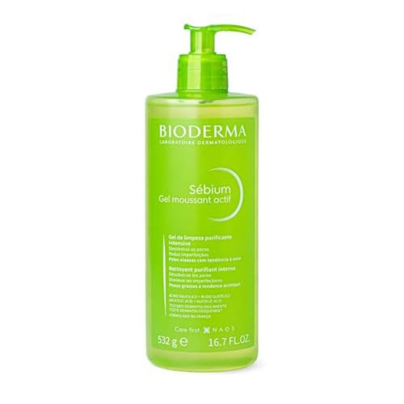 gel de limpeza facial sébium moussant actif 532g