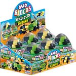 brinquedo ovo surpresa fampar veiculos guerra sortido