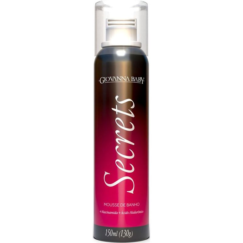 mousse de banho giovanna baby secrets 150ml