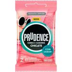 preservativos lubrificados prudence chiclete 3 unidades