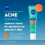 creme renovador noturno acne control 40ml nivea
