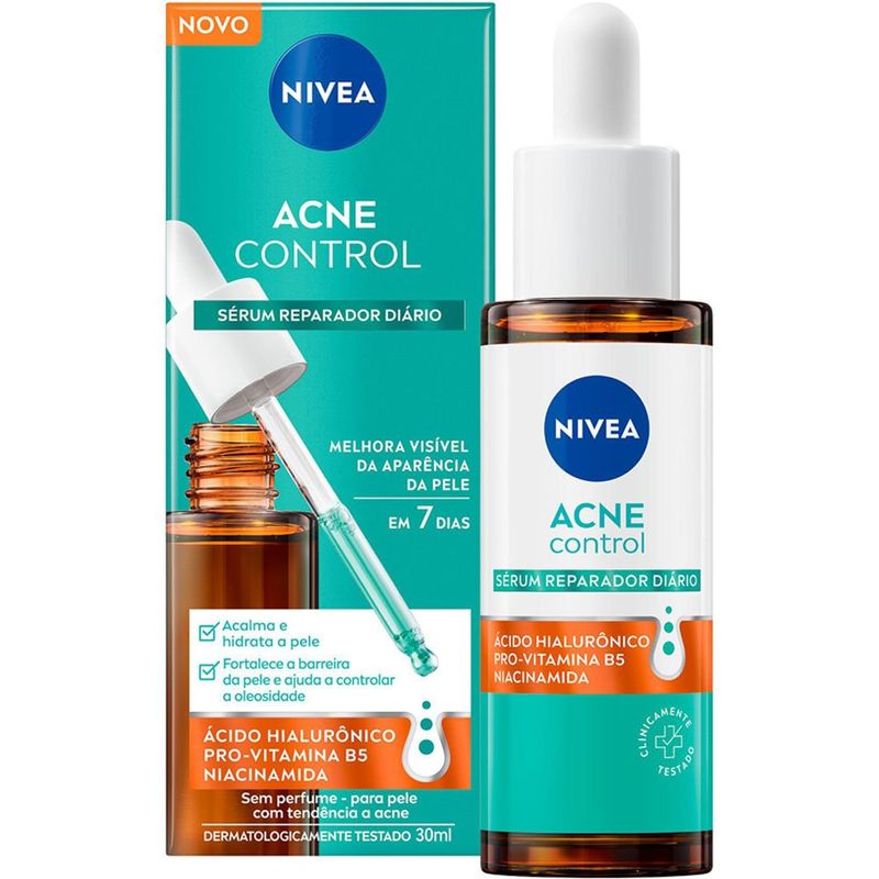 sérum reparador diário acne control 30ml nivea