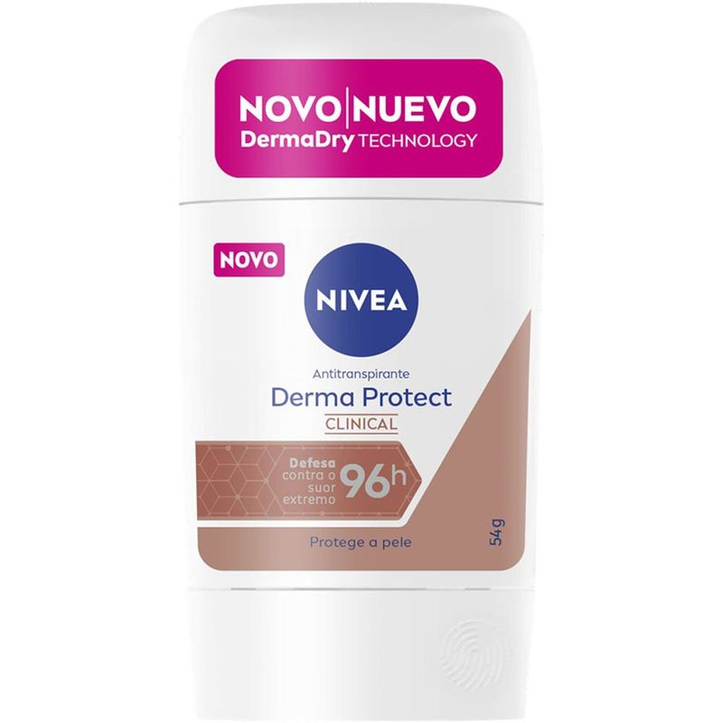 desodorante stick nivea derma protect clinical 54g