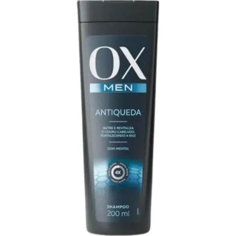 shampoo ox men antiqueda 200ml