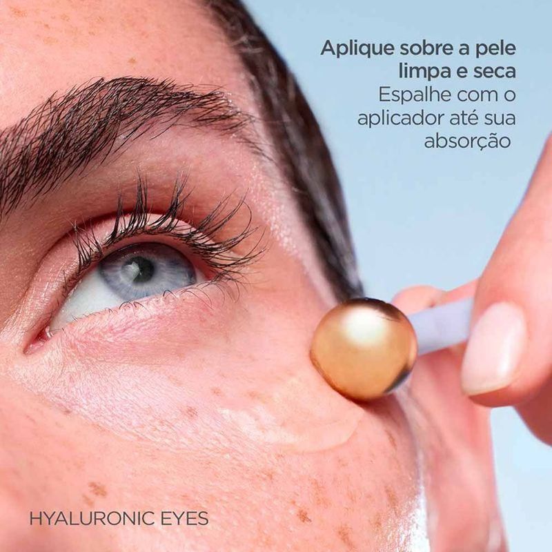 gel creme para olhos isdin hyaluronic eyes 15g