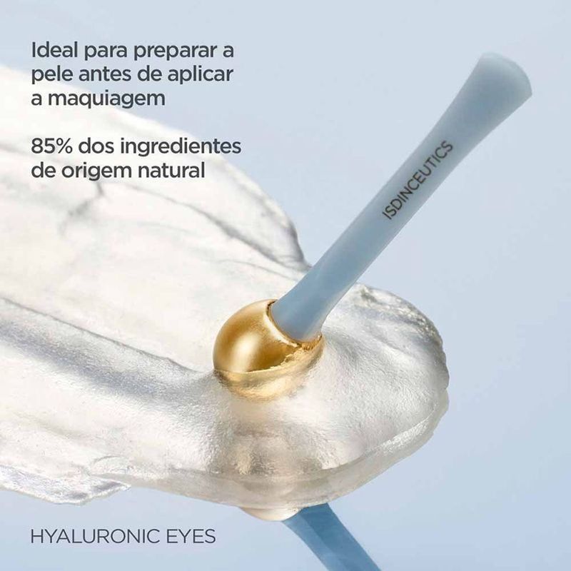 gel creme para olhos isdin hyaluronic eyes 15g