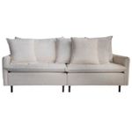 sofá 3 lugares marjom aruana marfim 38127