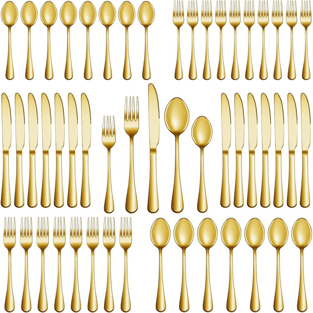 Conjunto de Talheres 20 Peças Mutnitt Inox Ouro A-BI