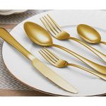 conjunto de talheres 20 peças mutnitt inox ouro a-bi