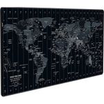 mousepad mapa mundi jialong grande preto a-mbi