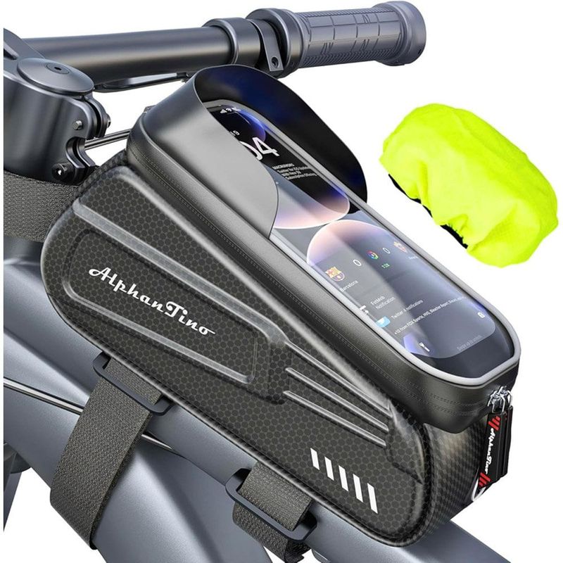 bolsa para bicicleta alphantino vermelho/preto a-mbi