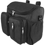 bolsa de guidão para bicicleta mkuero preto a-mbi