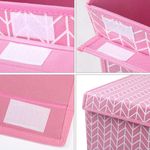 baú para brinquedos mayniu rosa a-mbi