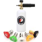 canhão de espuma tool daily 1l 5 bicos para lavadora de alta pressão a-mbi