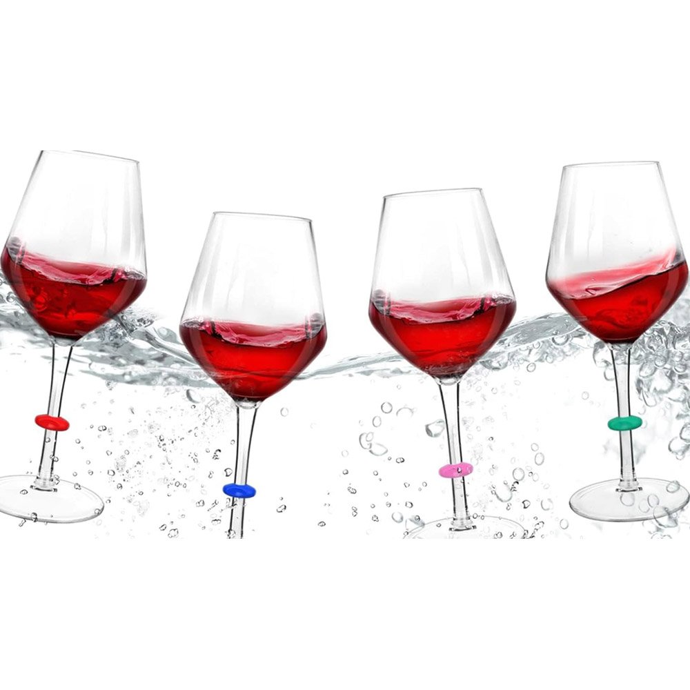 Taca De Vinho Crayline Com 4 Unidades Sem Bpa Transparente (MBI)