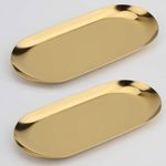 bandeja fermus com 2 peças 18cm dourado a-mbi