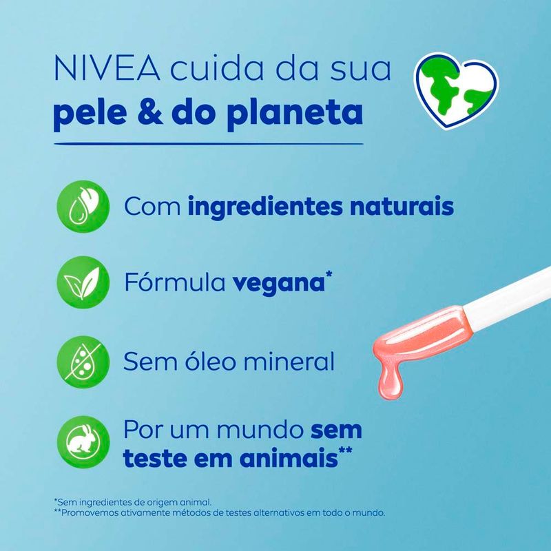 lip oil brilho nutritivo rosé 5,5ml nivea