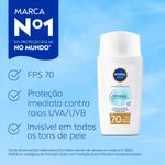 protetor solar facial fluido uv face specialist invisible fps70 40ml nivea sun