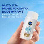 protetor solar facial fluido uv face specialist invisible fps70 40ml nivea sun