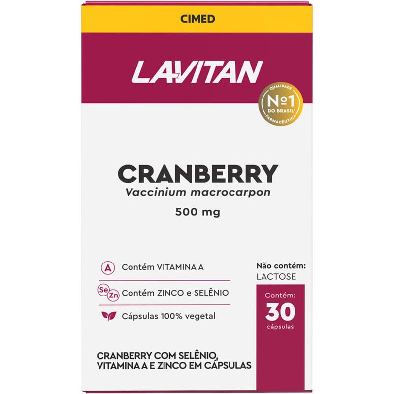 lavitan cranberry 30 comprimidos