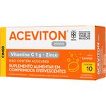 aceviton zinco 10 comprimidos efervescentes laranja