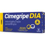 cimegripe dia 400+400+20mg bl 6 comp branco+6 comp amarelo paracetamol+cloridrato de fenilefrina cimed similar