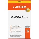 lavitan ômega caps gelatinosas frasco com 60