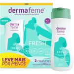 kit dermafeme sabonete líquido íntimo fresh 200ml 2 unidades