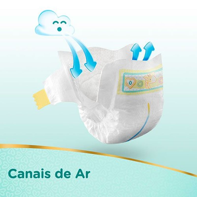 fralda pampers premium care tamanho rn 20 unidades