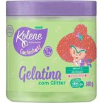 gelatina capilar kolene cachicnhos com glitter 500g