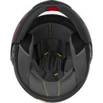 capacete gladiator delta mixs cinza e vermelho 62