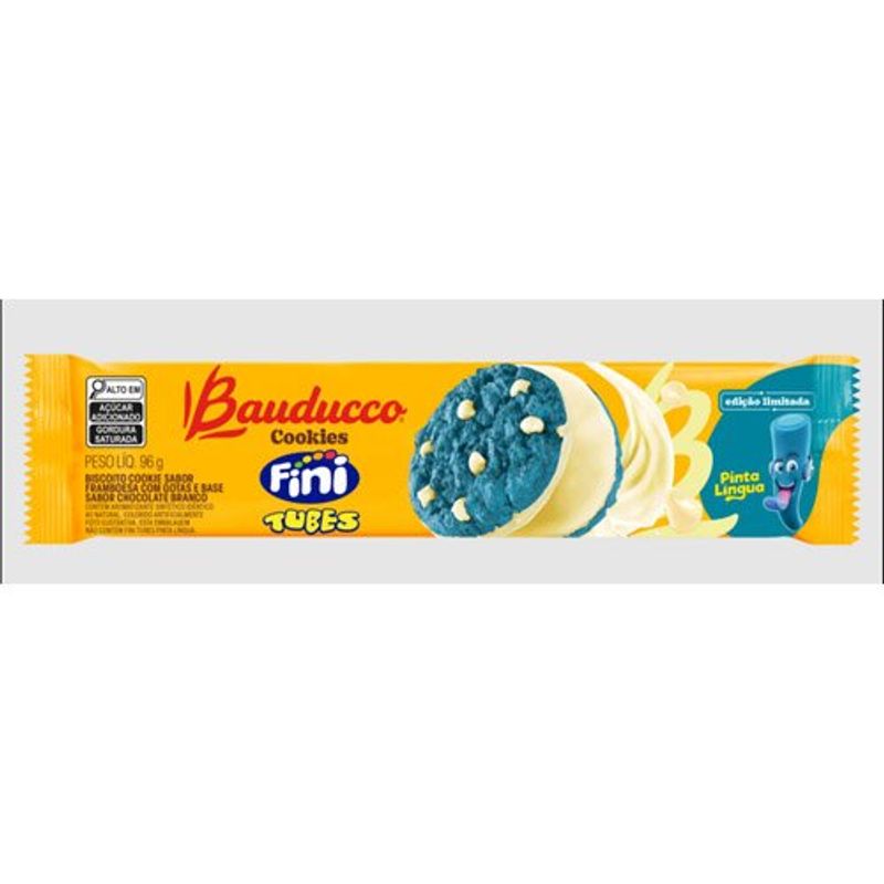 biscoito cookies bauducco pinta lingua azul 96g