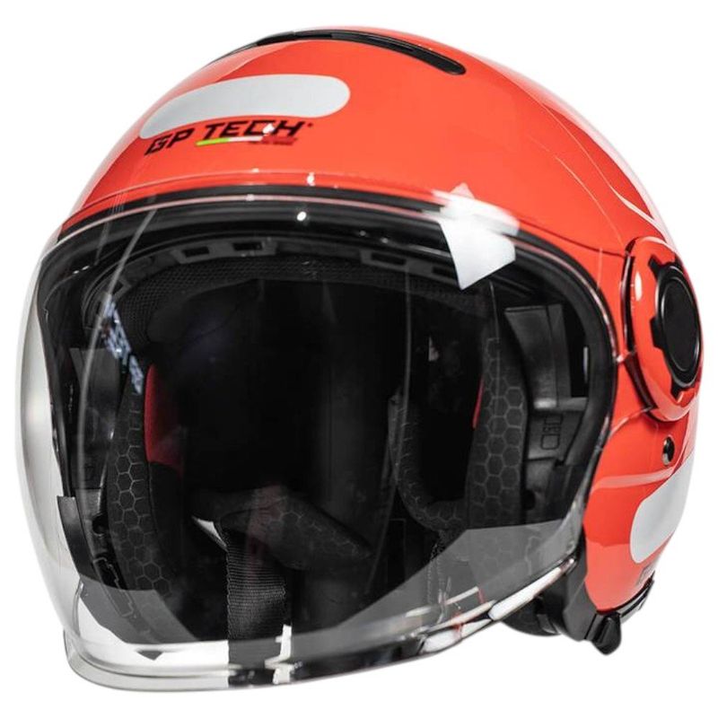 capacete gp tech op13a zoom perolizado vermelho 61 (mp)
