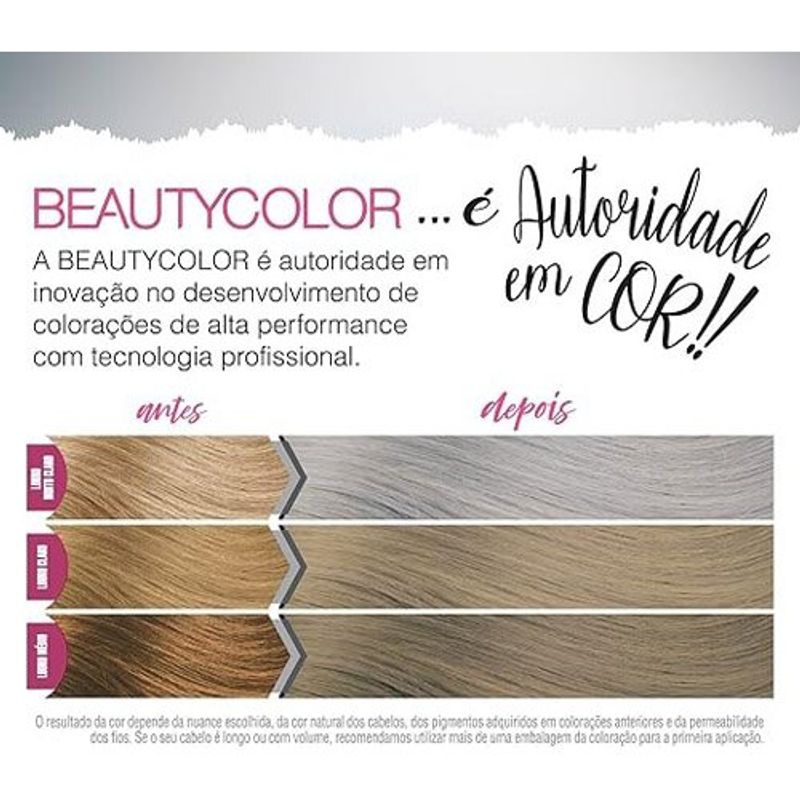 coloração beauty ind 11.11 louro claríssimo especial platinado