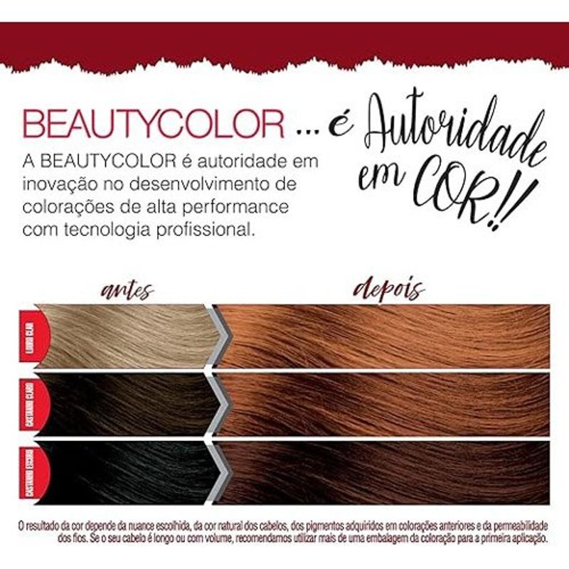 coloração beauty ind 86.44 ruivo cobre natural