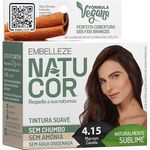 coloração natucor 4.15 marrom canela suave
