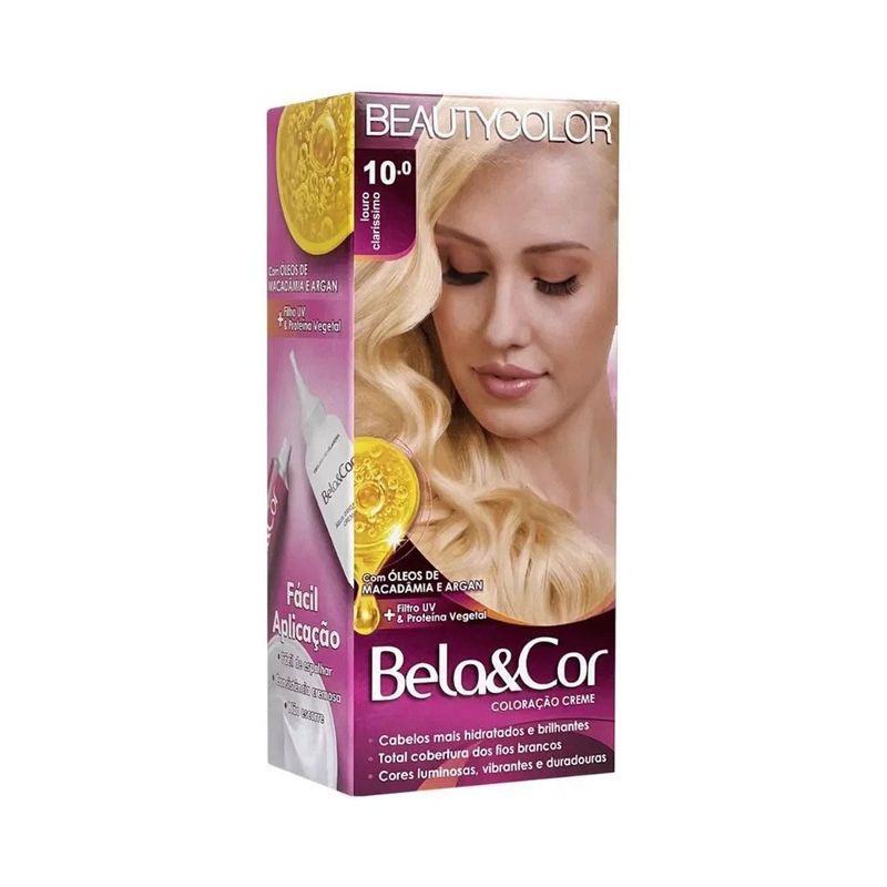 coloração belaecor 10.0 louro claríssimo