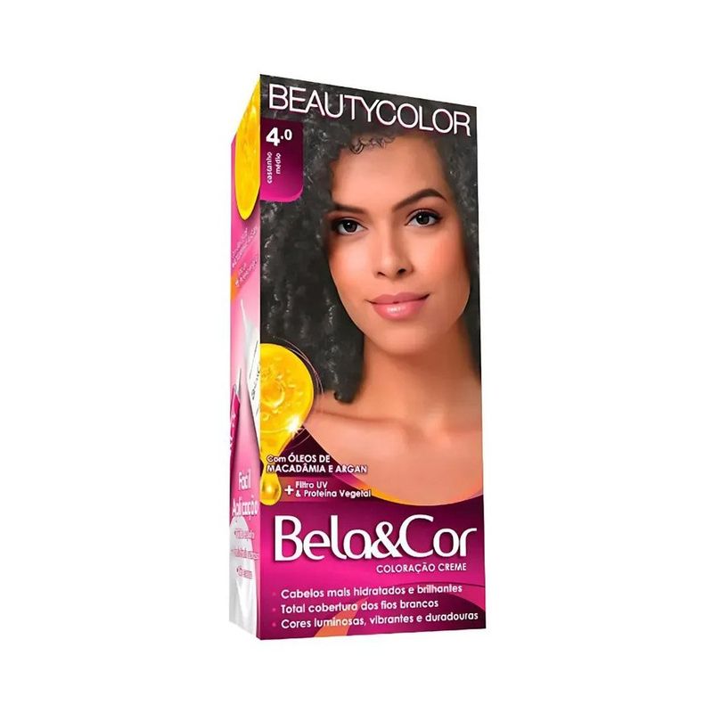 coloração belaecor 4.0 castanho médio