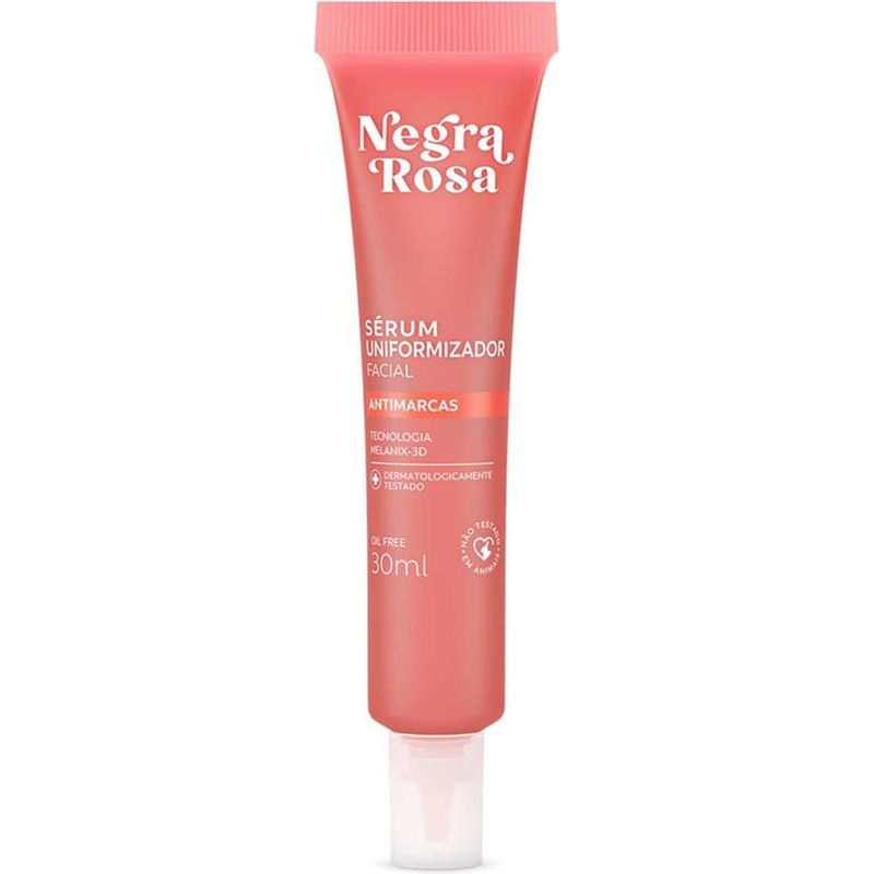 serum uniformizador facial negra rosa antimarcas 30ml
