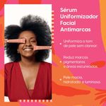 serum uniformizador facial negra rosa antimarcas 30ml