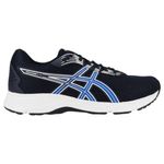 tênis esportivo masculino n° 39 asics raiden 4 preto e azul (mp)