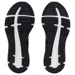 tênis esportivo masculino n° 39 asics raiden 4 preto e azul (mp)