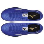chuteira society n° 42 mizuno regent azul branco (mp)