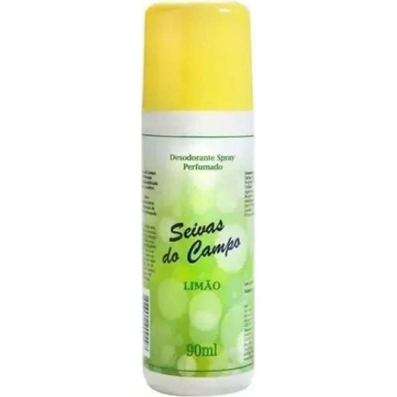desodorante spray perfumado seivas do campo limão 90ml