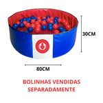 piscina infantil bb bolinhas dobrável baby formiga 529 (mp)