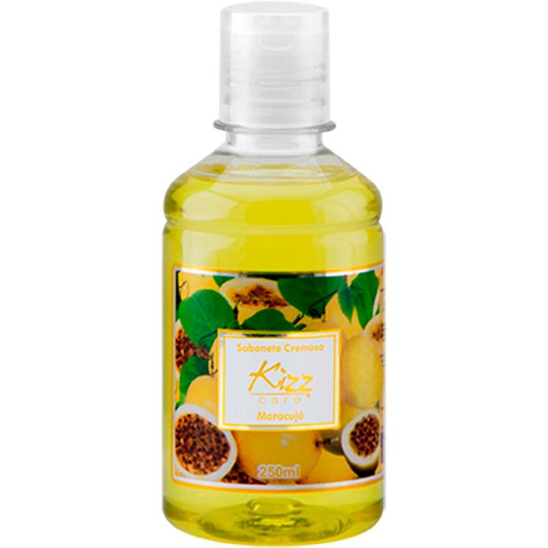 sabonete líquido cremoso kizz care maracujá 250ml