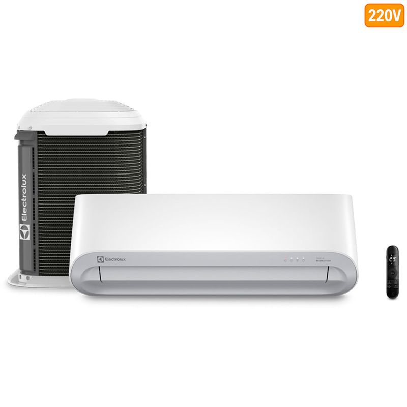 ar-condicionado split 9.000 btus electrolux linha color adapt classe d 220v ui09f / ue09f